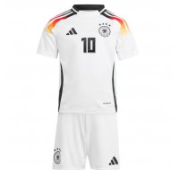 Deutschland Jamal Musiala #10 Fußballbekleidung Heimtrikot Kinder EM 2024 Kurzarm (+ kurze hosen)